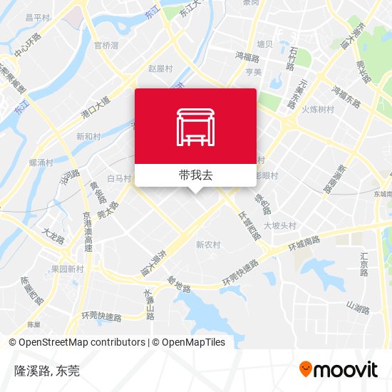 隆溪路地图
