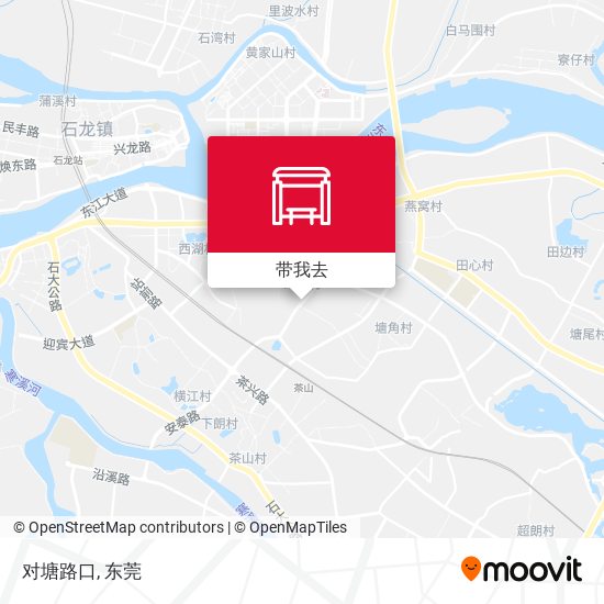 对塘路口地图