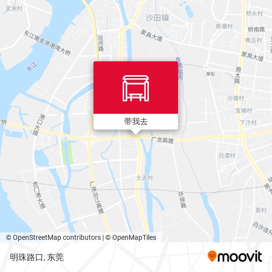 明珠路口地图
