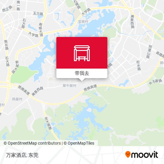 万家酒店地图