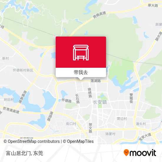 富山居北门地图