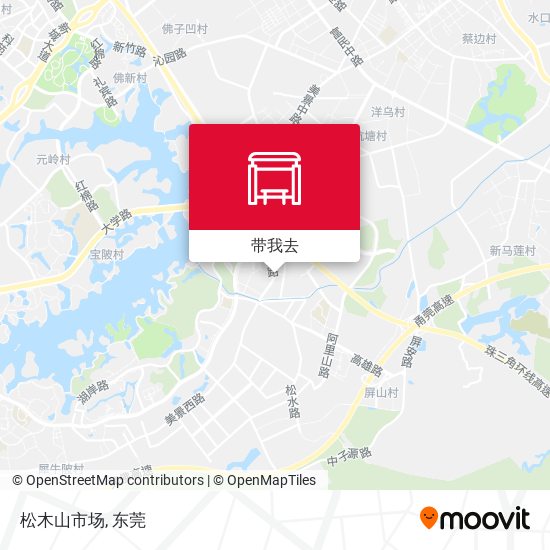 松木山市场地图