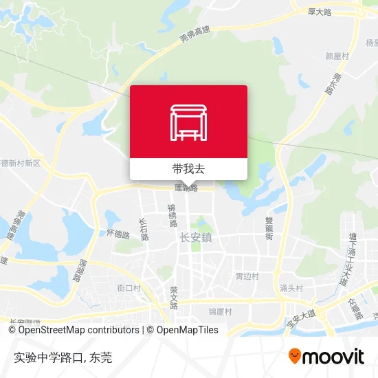 实验中学路口地图