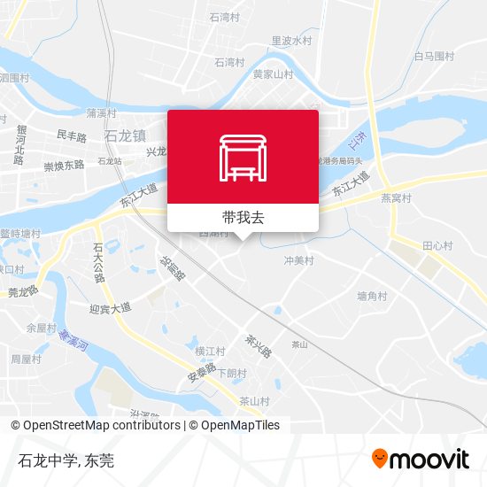 石龙中学地图