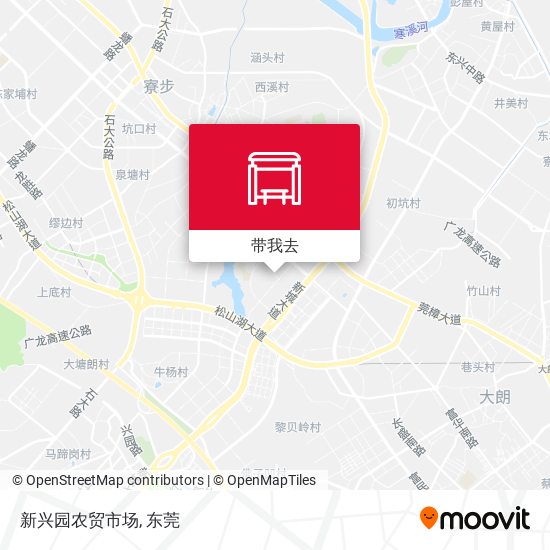 新兴园农贸市场地图