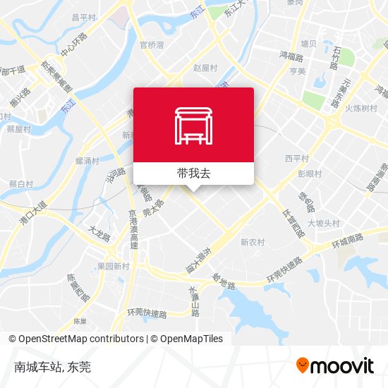 南城车站地图