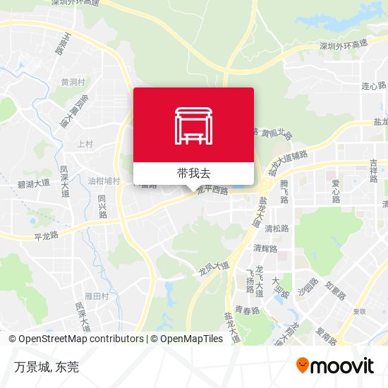 万景城地图