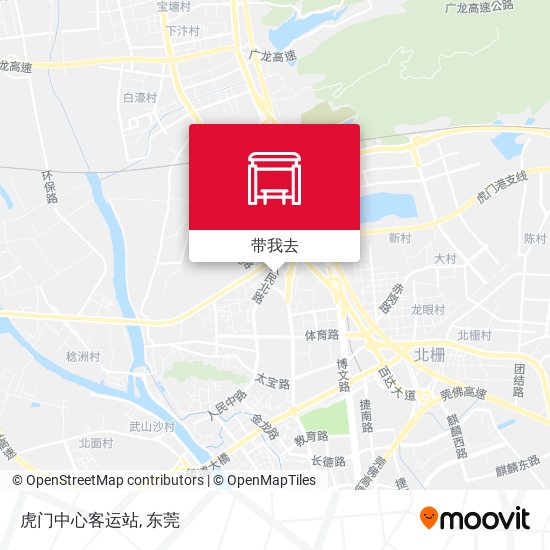 虎门中心客运站地图