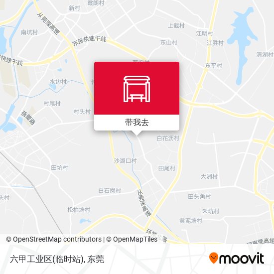 六甲工业区(临时站)地图