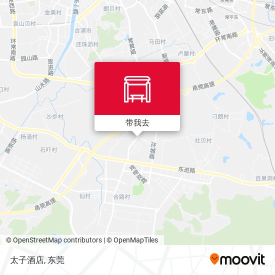 太子酒店地图