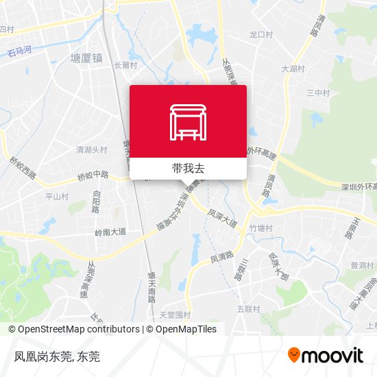 凤凰岗东莞地图