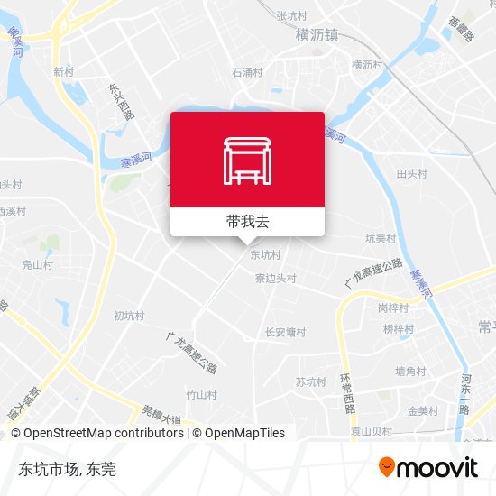 东坑市场地图