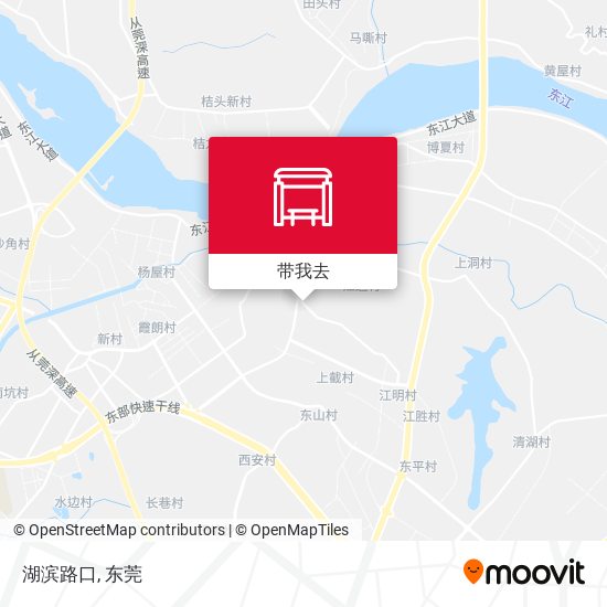 湖滨路口地图