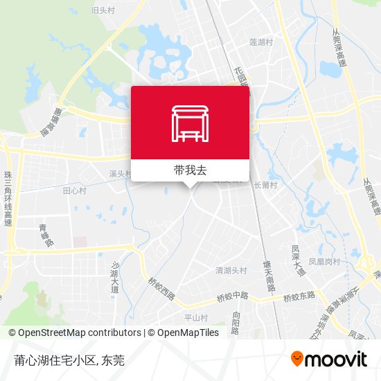 莆心湖住宅小区地图