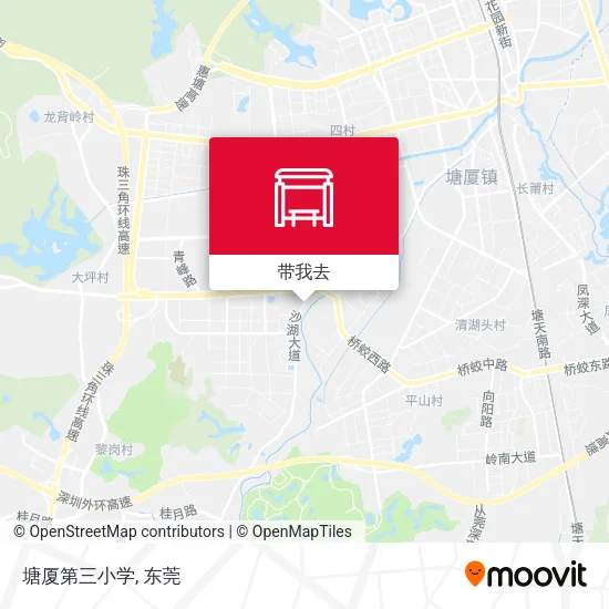 塘厦第三小学地图