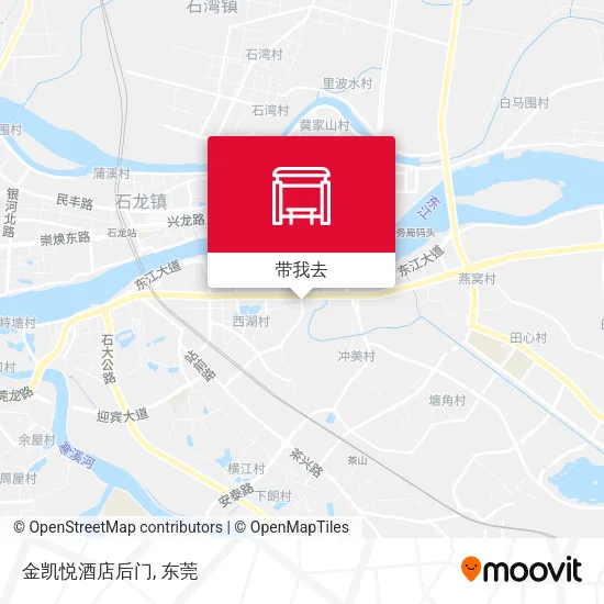 金凯悦酒店后门地图