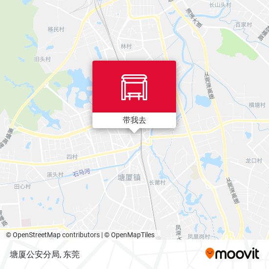 塘厦公安分局地图
