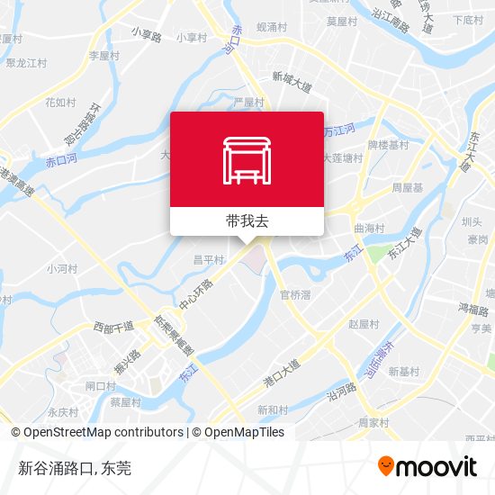 新谷涌路口地图