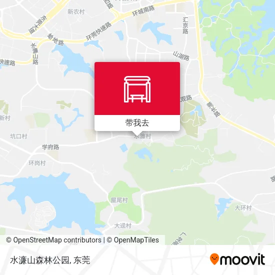 水濂山森林公园地图
