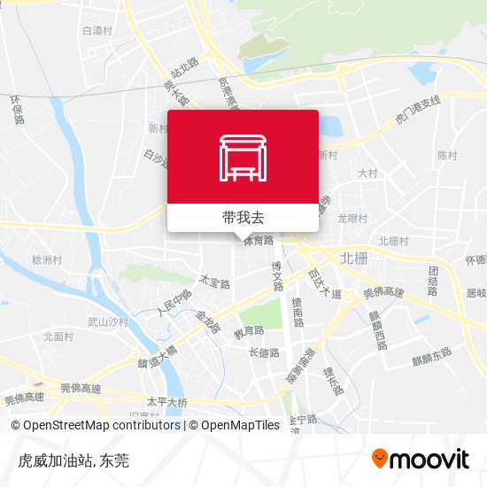 虎威加油站地图