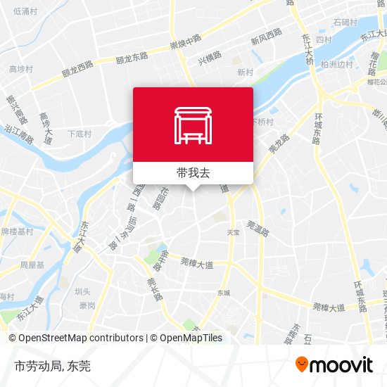 市劳动局地图