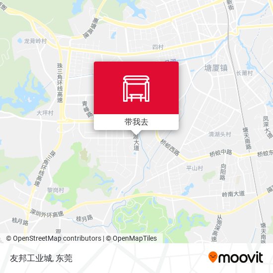 友邦工业城地图