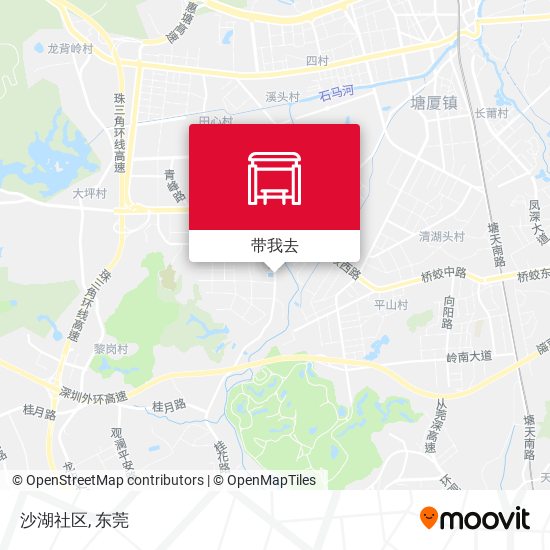 沙湖社区地图