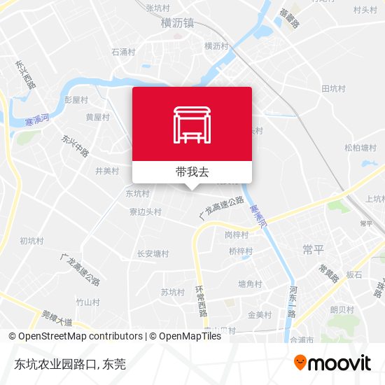 东坑农业园路口地图