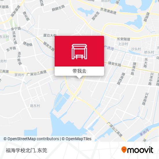 福海学校北门地图
