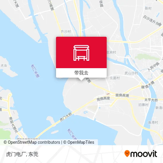 虎门电厂地图