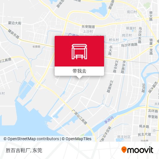 胜百吉鞋厂地图