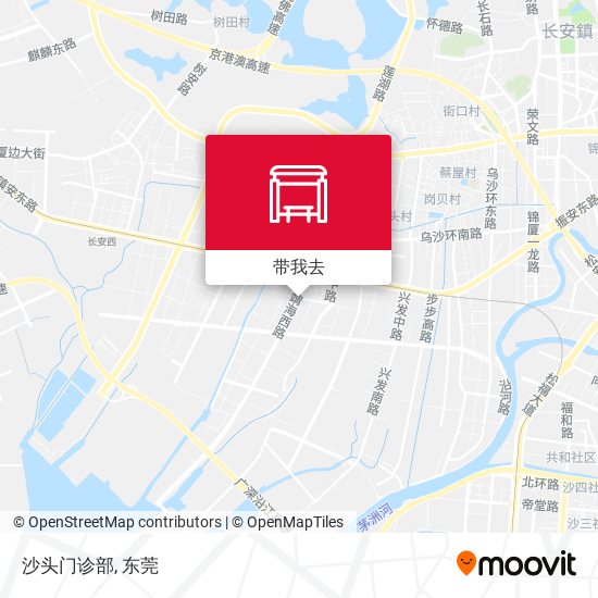 沙头门诊部地图
