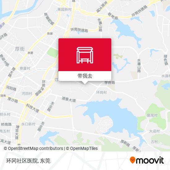 环冈社区医院地图