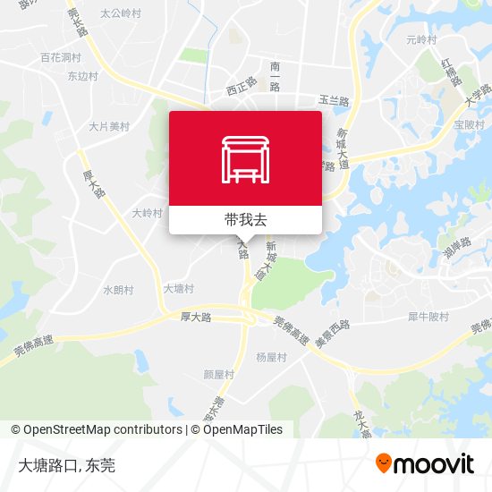 大塘路口地图