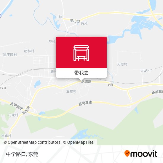 中学路口地图