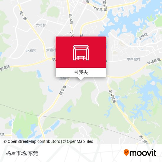 杨屋市场地图