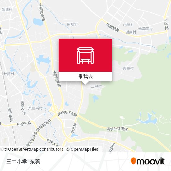 三中小学地图