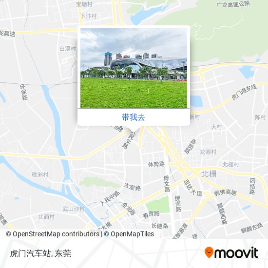 虎门汽车站地图