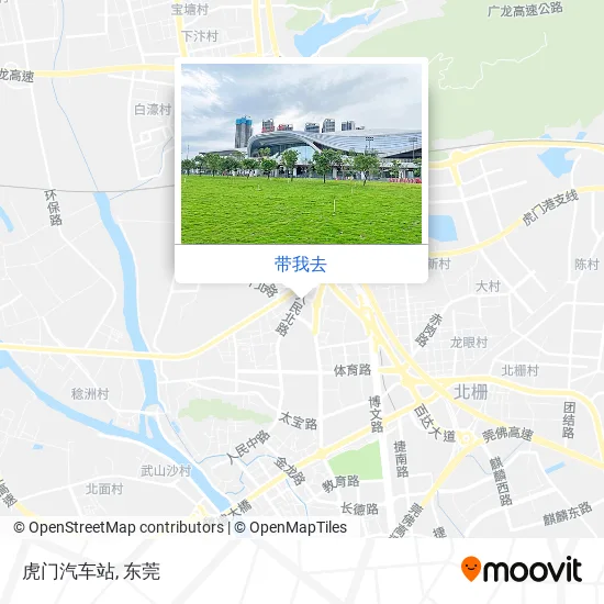 虎门汽车站地图