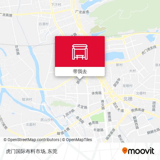 虎门国际布料市场地图