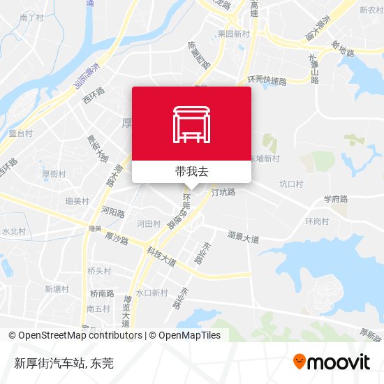 新厚街汽车站地图