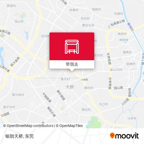 银朗天桥地图