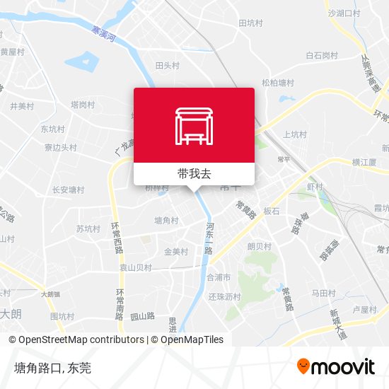 塘角路口地图