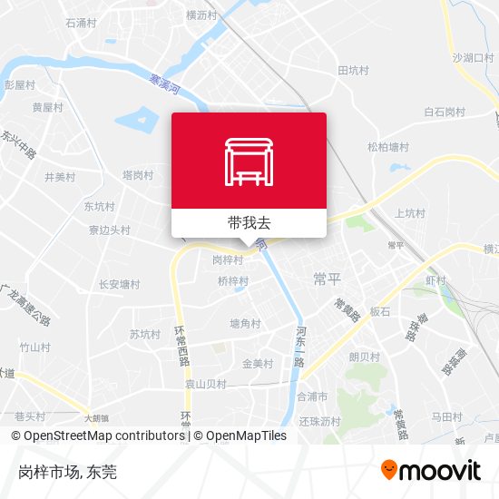 岗梓市场地图