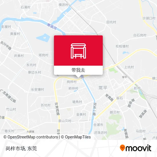 岗梓市场地图
