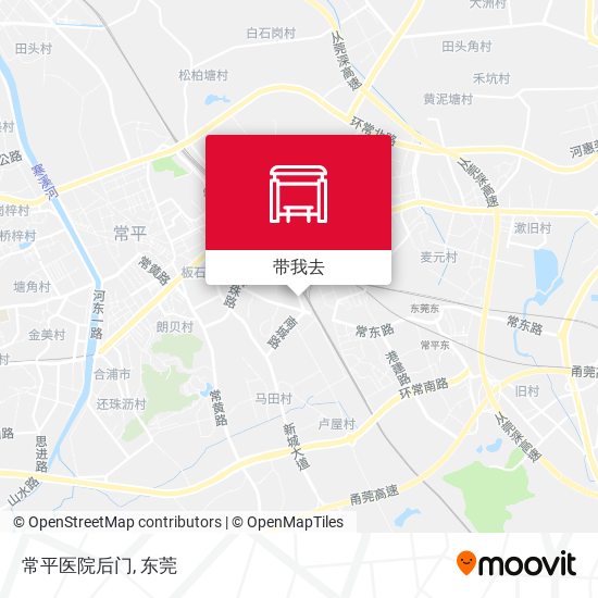 常平医院后门地图