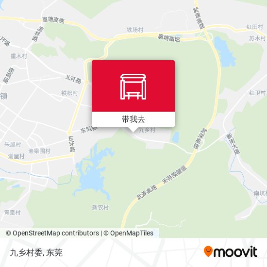 九乡村委地图