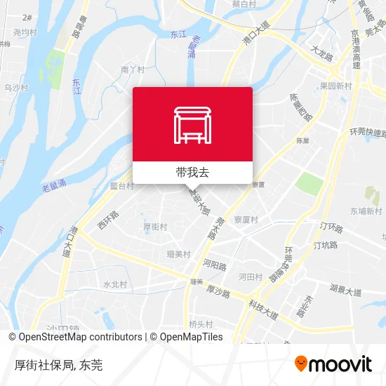 厚街社保局地图