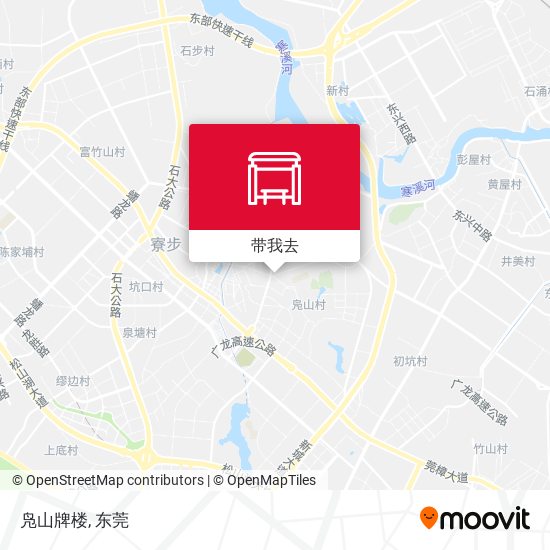 凫山牌楼地图