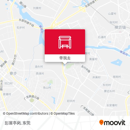 彭屋亭岗地图